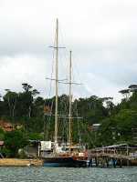 Segelboot in der Provinz Darién, Panama