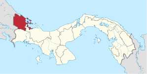 Provinz Bocas del Toro - Karte 