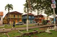 Bunte Häuser in Colon