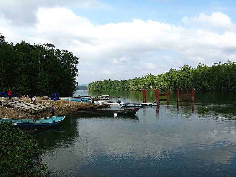 Boote am Fluss, Provinz Darien