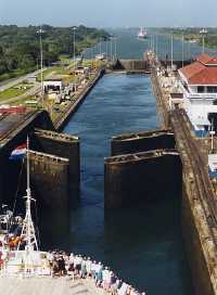 Panama-Kanal Gatun Schleusen