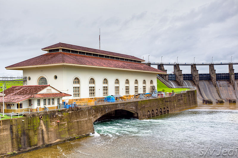 Wasserkraftwerk am Gatun-Damm
