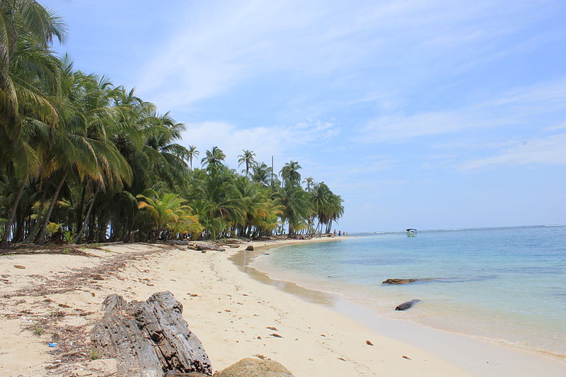 Insel im San Blas Archipel