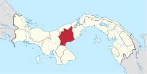 Provinz Coclé - Karte