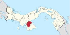 Provinz Herrera, Panama, Karte