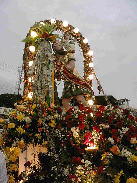 San Cristobal, Prozession in Chepo, Provinz Panama